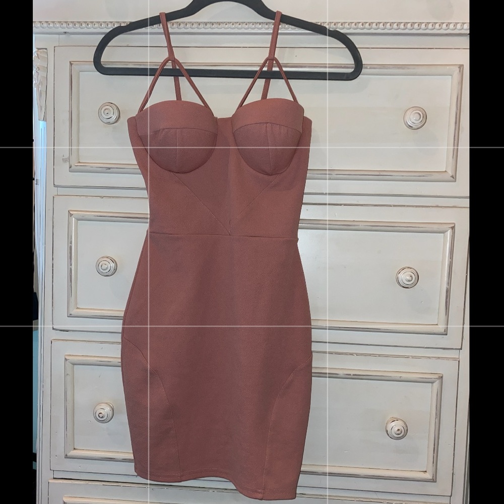 PLT Cup Detail Bodycon Dress
